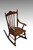 SOLD Antique Victorian Oak Children's Pressback Rocker