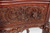 SOLD Antique Burl Walnut French Carved Three-drawer Chest