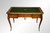 SOLD Antique French Brass Trim Leather Top Writing Desk