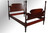 SOLD Antique Full-size Pineapple Mahogany Poster Bed by Paine