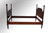 SOLD Antique Full-size Pineapple Mahogany Poster Bed by Paine