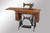 SOLD  Singer Six Drawer Carved Refinished Sewing Machine