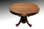 SOLD Antique Victorian Round Oak Dining Table with leaf