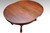 SOLD Antique Victorian Round Oak Dining Table with leaf