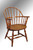 SOLD Antique Set of Six Oak Firehouse Windsor Chairs