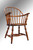 SOLD Antique Set of Six Oak Firehouse Windsor Chairs
