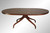 SOLD Oval Mahogany Unusual Dining Table with 2 Leaves