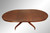 SOLD Oval Mahogany Unusual Dining Table with 2 Leaves