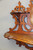 SOLD Antique Hanging Victorian Walnut Whatnot Shelf with Mirror