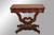 SOLD Antique Period Empire Game Table with Heart Design