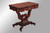 SOLD Antique Period Empire Game Table with Heart Design