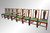 SOLD Antique Set of 8 Solid Mahogany Dining Chairs