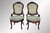 SOLD Antique Pair of Rosewood Carved Parlor Chairs