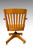 SOLD Oak Lawyers Office Desk Chair