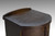 SOLD Very Unusual & Rare Antique Mahogany Record/ Metal Disc Cabinet w/Cylinder Front Doors