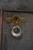 SOLD Very Unusual & Rare Antique Mahogany Record/ Metal Disc Cabinet w/Cylinder Front Doors