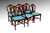 SOLD Vintage Set of 6 Six Formal Hepplewhite Dining Room Kitchen Chairs