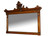 SOLD  Antique Fantastic Victorian Incise Carved Walnut Mantle Mirror