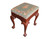 SOLD Antique Chippendale Centennial Hand Made Needlepoint Footstool
