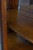 SOLD Large  Antique Triple Curved Glass Victorian Claw Foot Oak China Closet