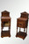 SOLD Antique Pair of Victorian Marble Top Night Stands