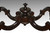 SOLD Antique Rosewood Rococo Carved Marble Top Oversized Parlor Stand