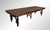 SOLD Victorian Walnut Banquet Table with 6 Skirted 12" Leaves-OPENS 10 FEET!!!