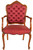 SOLD Set of 6 French Victorian Style Dining Chairs - Twin Arms!