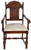 SOLD Set of 6 Oak Heavily Carved Dining Chairs **REDUCED PRICE**