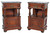 SOLD Pair of Walnut Victorian Marble Top Night Stands