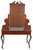 SOLD Mahogany Victorian Carved Bevel Glass Ladies Vanity