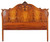 SOLD French Victorian Flame Mahogany Carved Bed