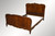 SOLD Carved Oak Raised Panel French Bed