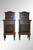 SOLD Pair of French Walnut Marble Top Bedside Stands- High Quality