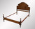 SOLD Antique Walnut Chippendale Full-size Bed