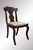 SOLD Antique Set of 6 Flame Mahogany Empire Dining Chairs