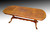 SOLD Burl Walnut Carved Hallway Table – Dining Table
