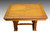 SOLD Oak Carved Drawer Leaf Dining Table