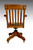 SOLD Oak Lawyers Banker Swivel Office Chair