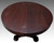 SOLD Round Mahogany Split Pedestal Empire Dining Banquet Table - 6 Leaves