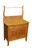 SOLD Oak Victorian Commode / Wash Stand with Towel Bar