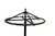 SOLD Victorian Metal Hat Rack Revolver