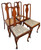 SOLD Set of 4 Mahogany Chippendale Queen Anne Chairs