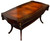 SOLD Mahogany Leather Top Coffee Table