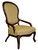 SOLD Victorian Yellow Lady's Arm Chair