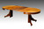 SOLD Round Victorian Burl Walnut 45" Dining Table