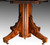 SOLD Round Victorian Burl Walnut 45" Dining Table