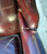 SOLD Two Leather Wingback Chippendale Chairs - Shabby Chic