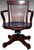 SOLD Antique Mahogany Victorian Swivel Office Chair