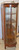 SOLD Unusual Oak Dainty Curio Cabinet